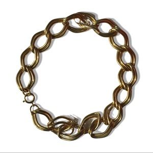 Golden chain necklace